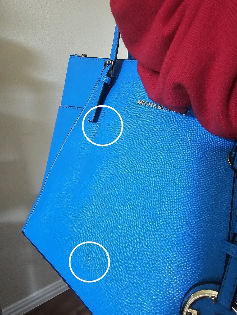 Michael Kors Turquoise Blue Tote